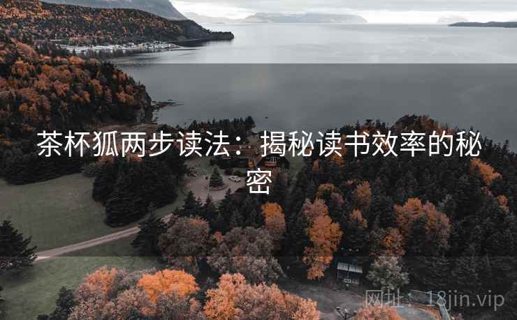 茶杯狐两步读法：揭秘读书效率的秘密